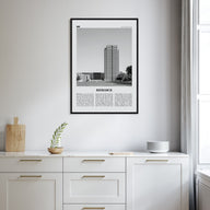 Bismarck Travel B&W Poster