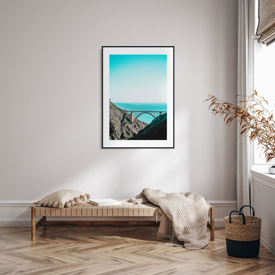 Bixby Creek Bridge Photo Color No 1 Poster