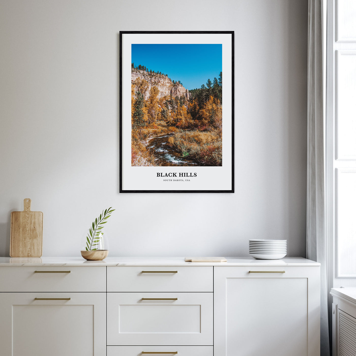 Black Hills Portrait Color Poster