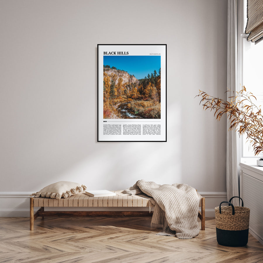 Black Hills Travel Color Poster