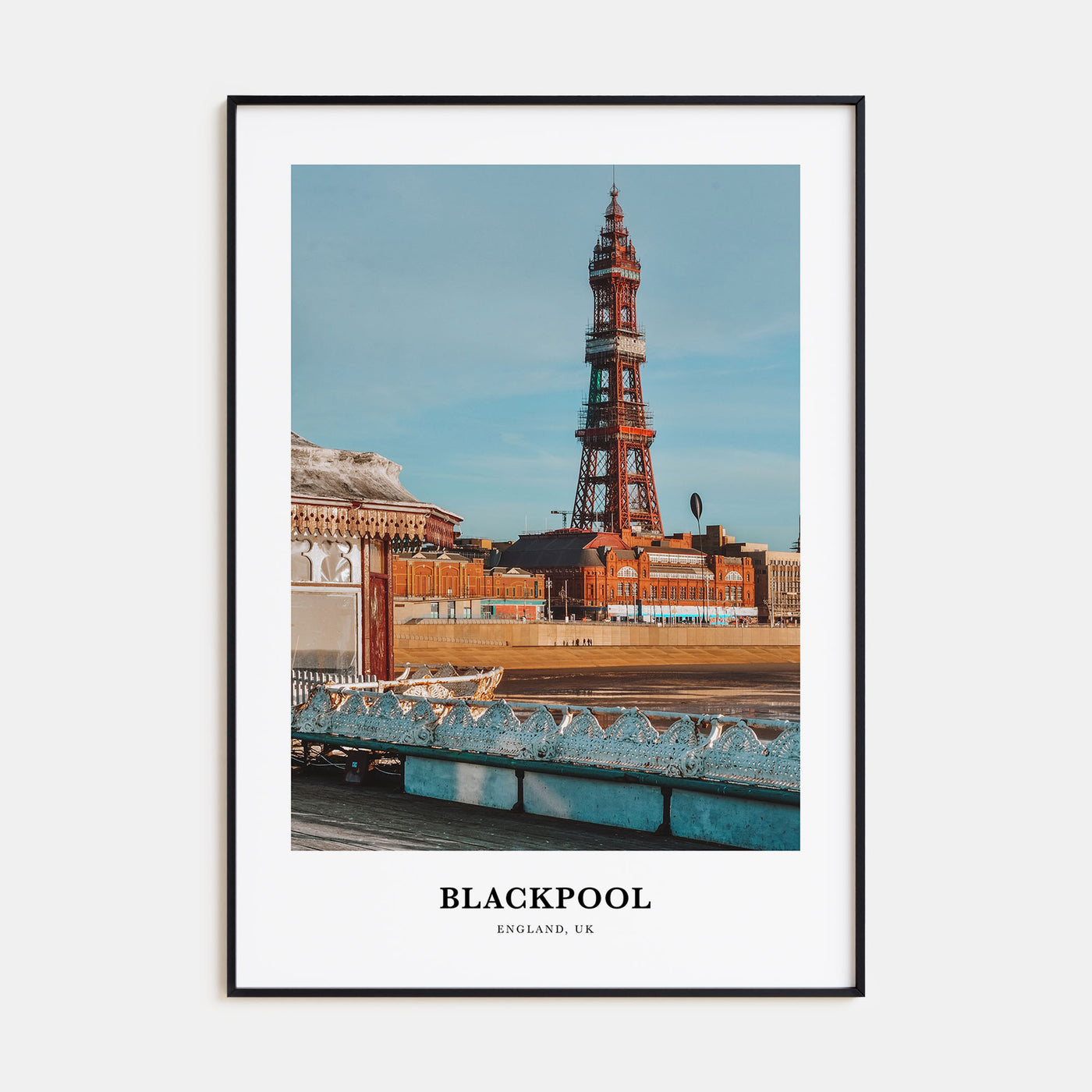 Blackpool Portrait Color Poster