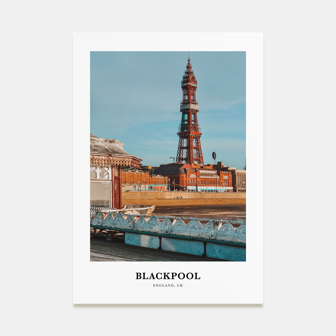 Blackpool Portrait Color Poster