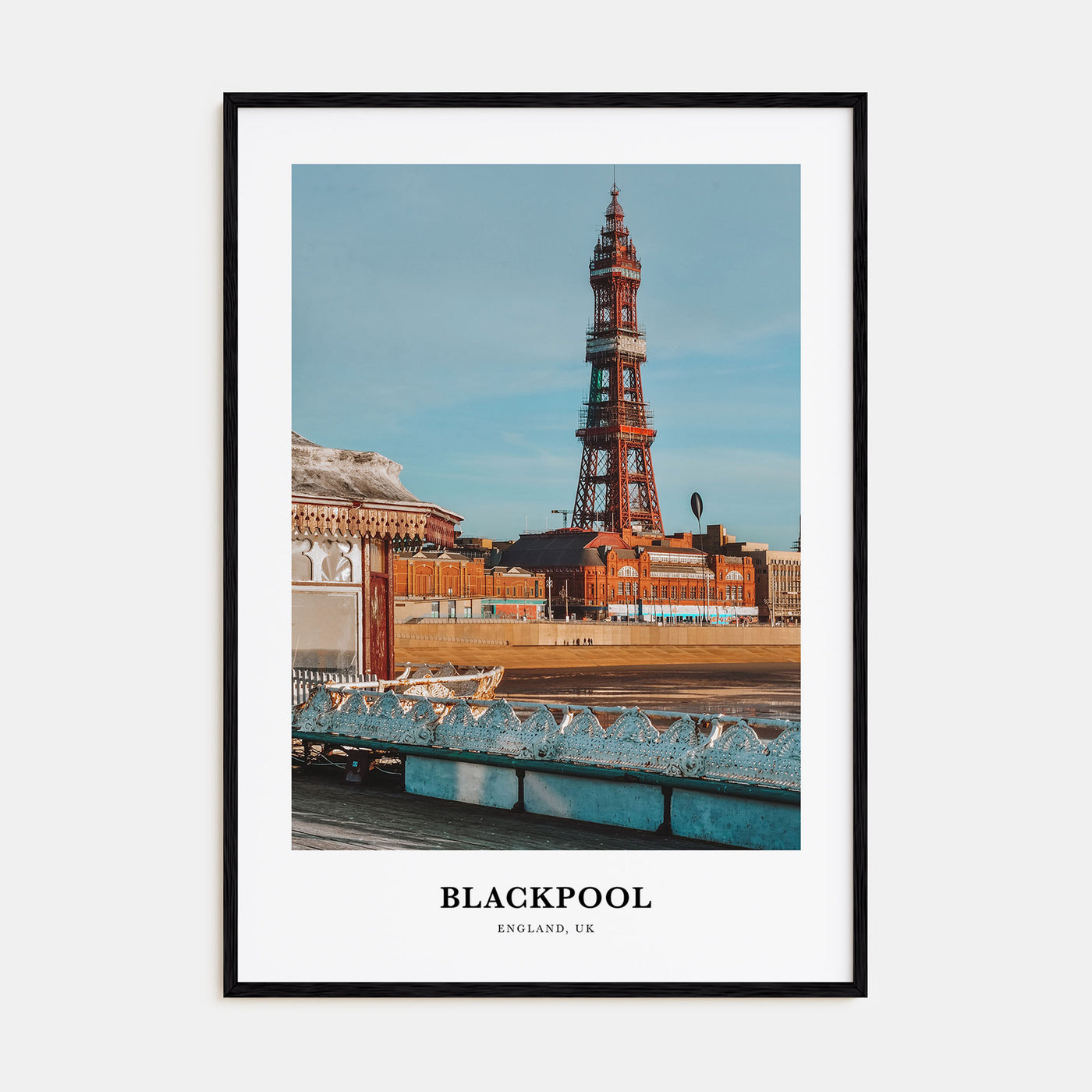 Blackpool Portrait Color Poster