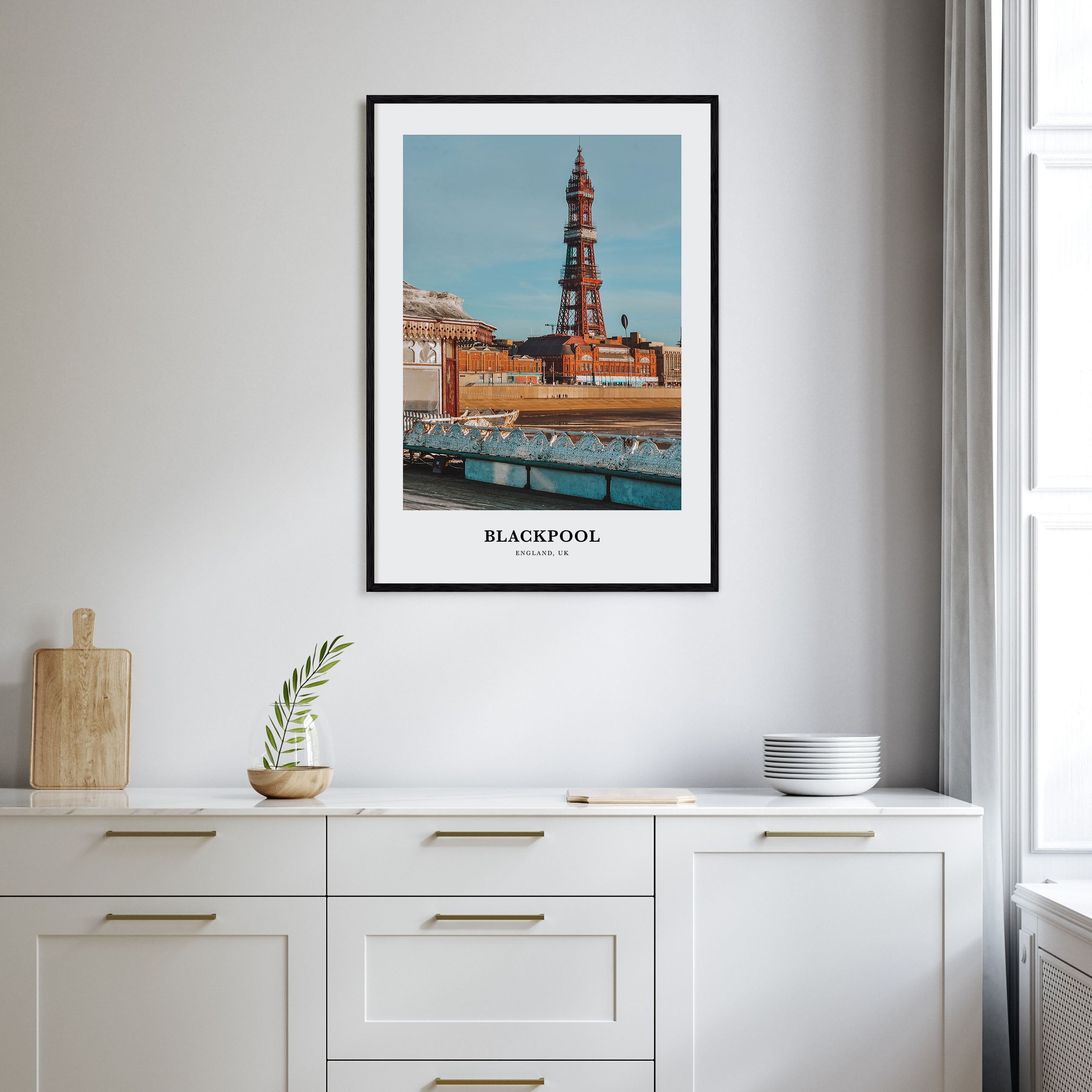 Blackpool Portrait Color Poster