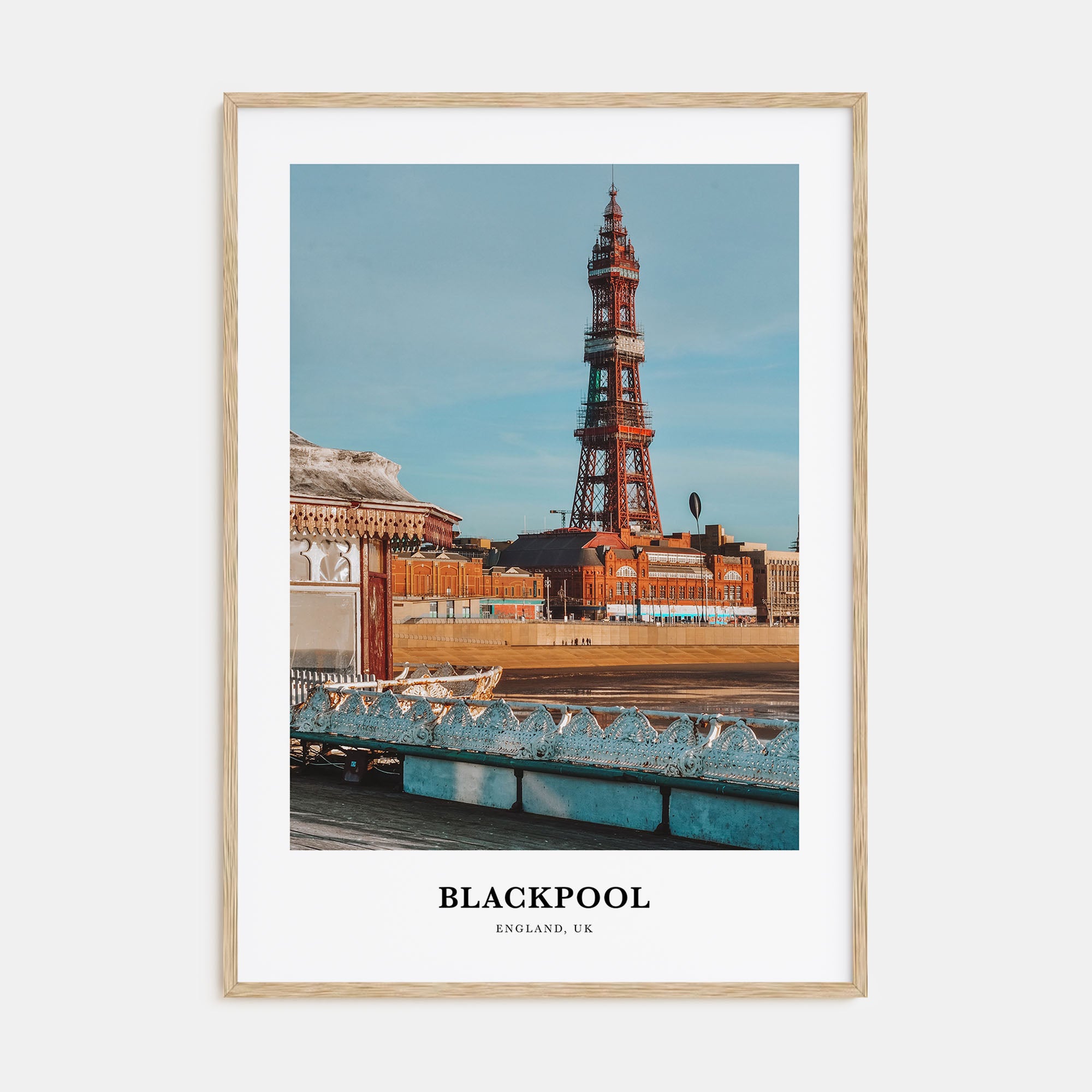 Blackpool Portrait Color Poster