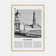 Blackpool Travel B&W Poster