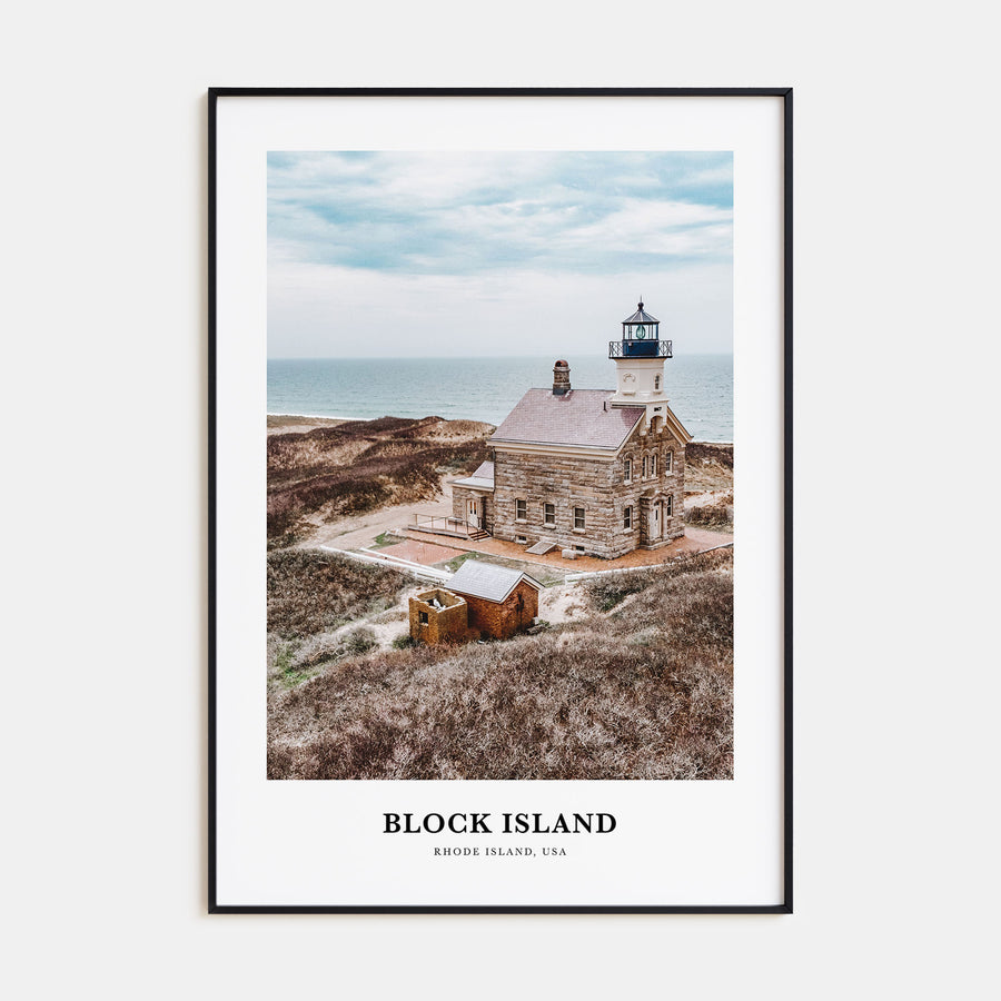 Block Island Portrait Color Poster