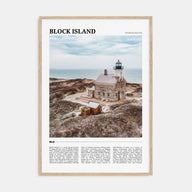 Block Island Travel Color Poster