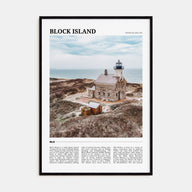 Block Island Travel Color Poster