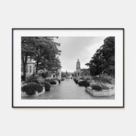 Bloomington Landscape B&W Poster