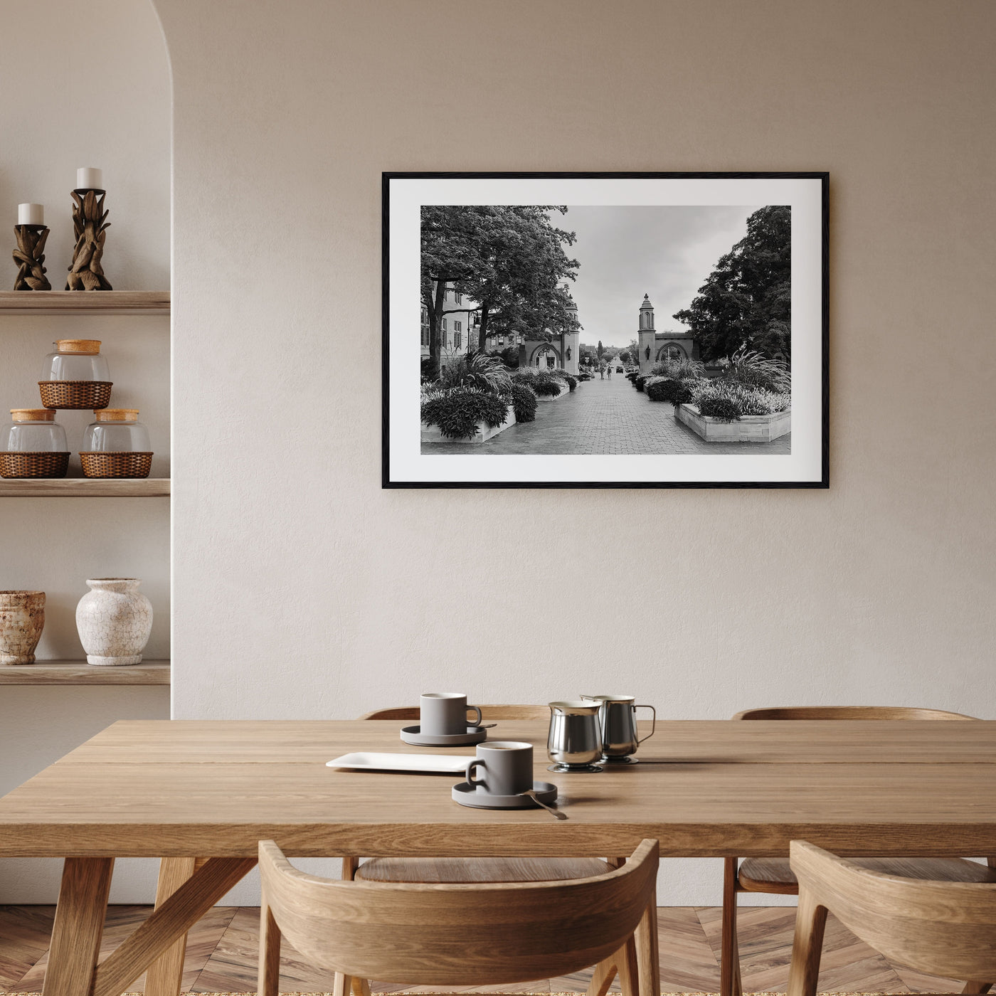 Bloomington Landscape B&W Poster