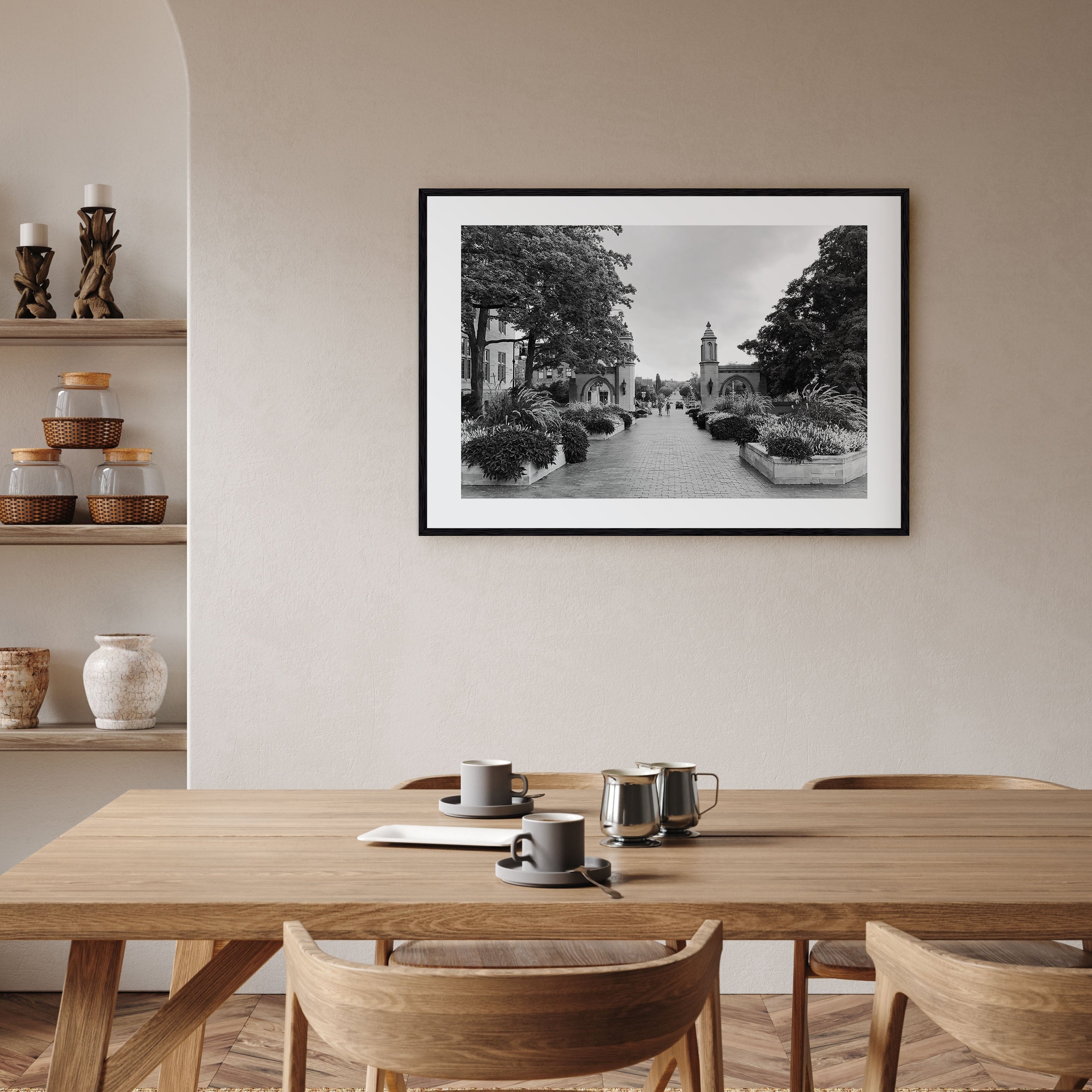 Bloomington Landscape B&W Poster