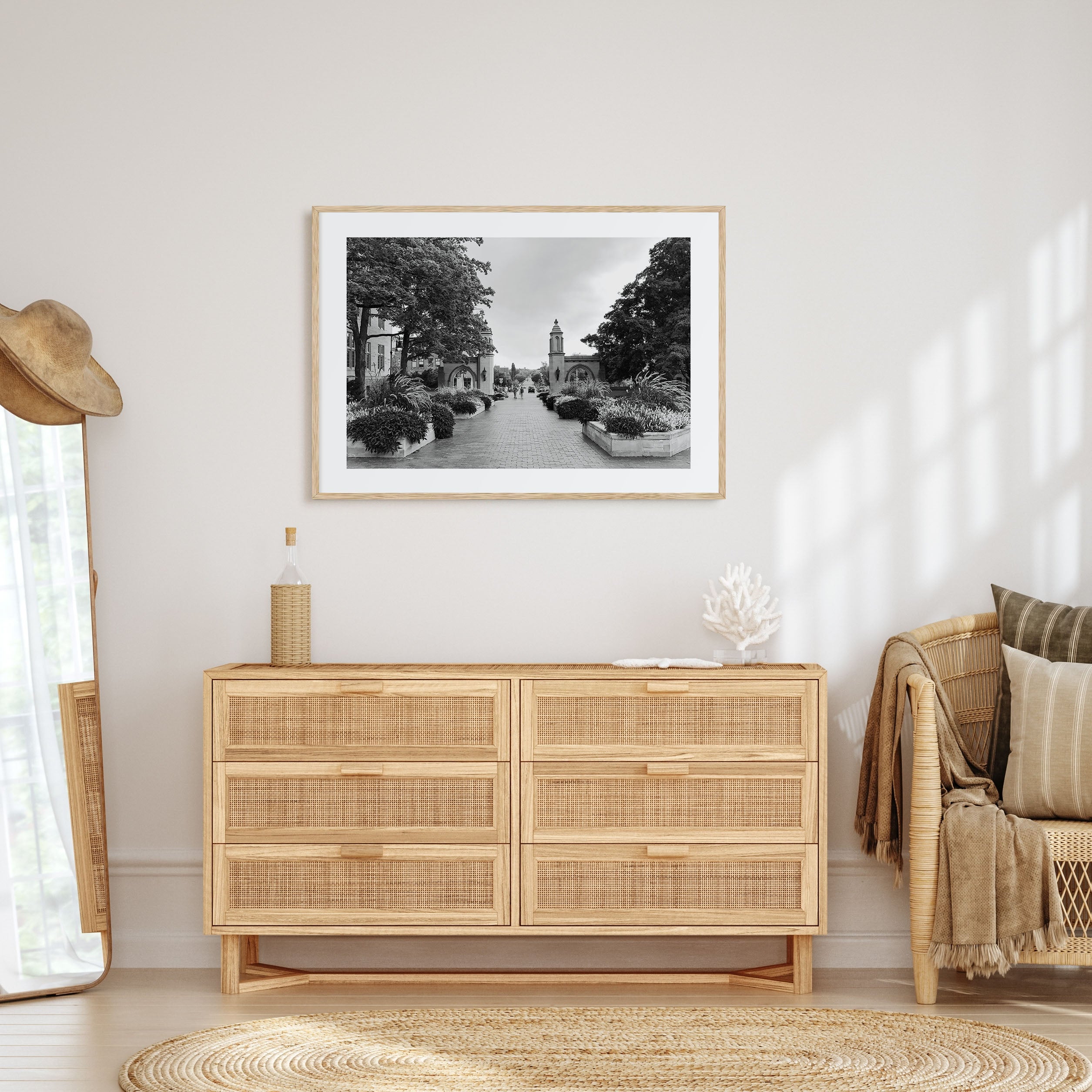 Bloomington Landscape B&W Poster