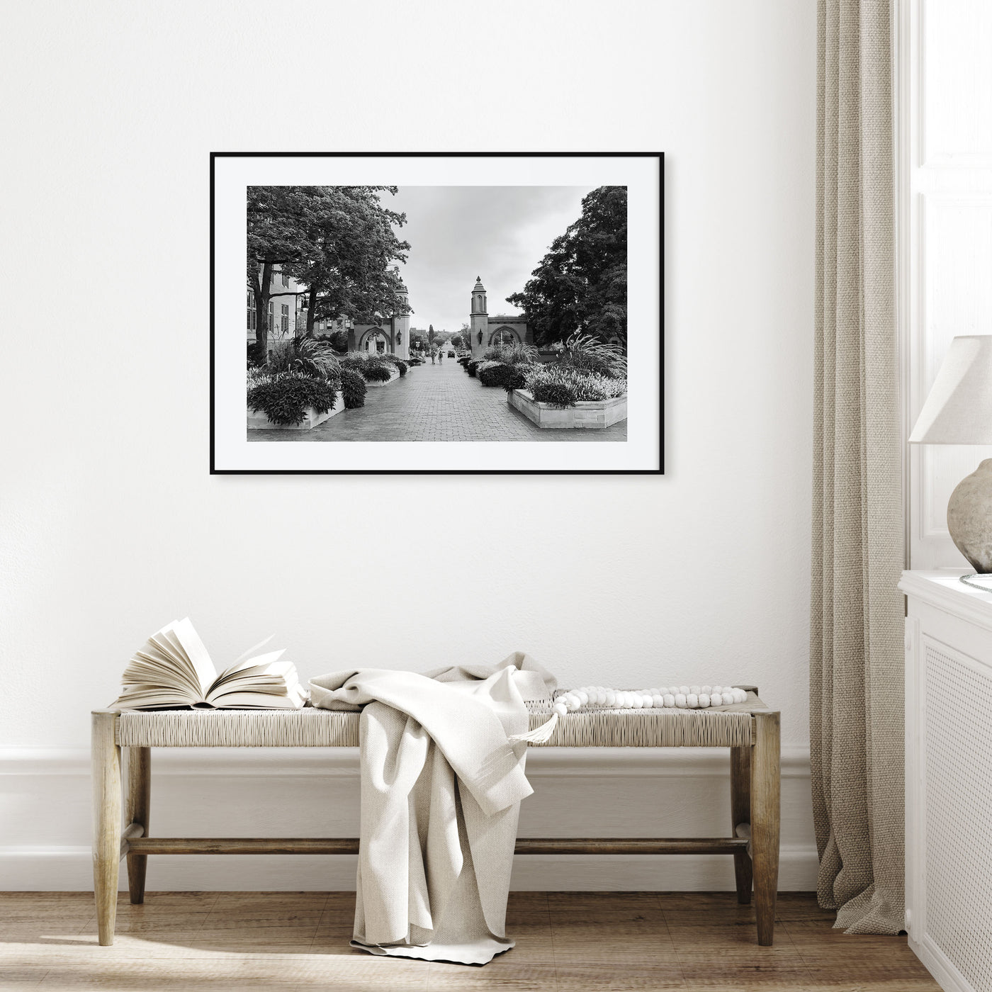 Bloomington Landscape B&W Poster