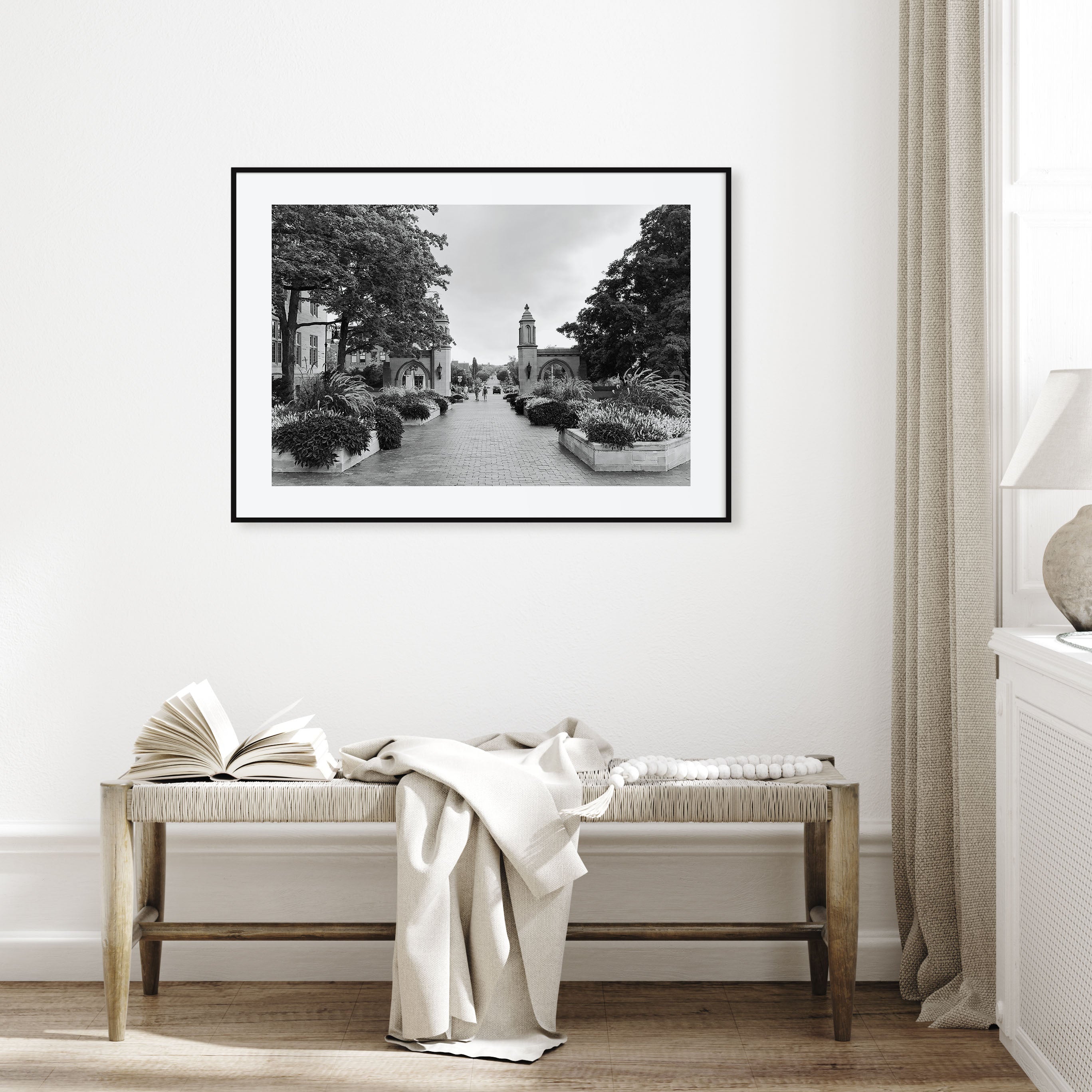 Bloomington Landscape B&W Poster
