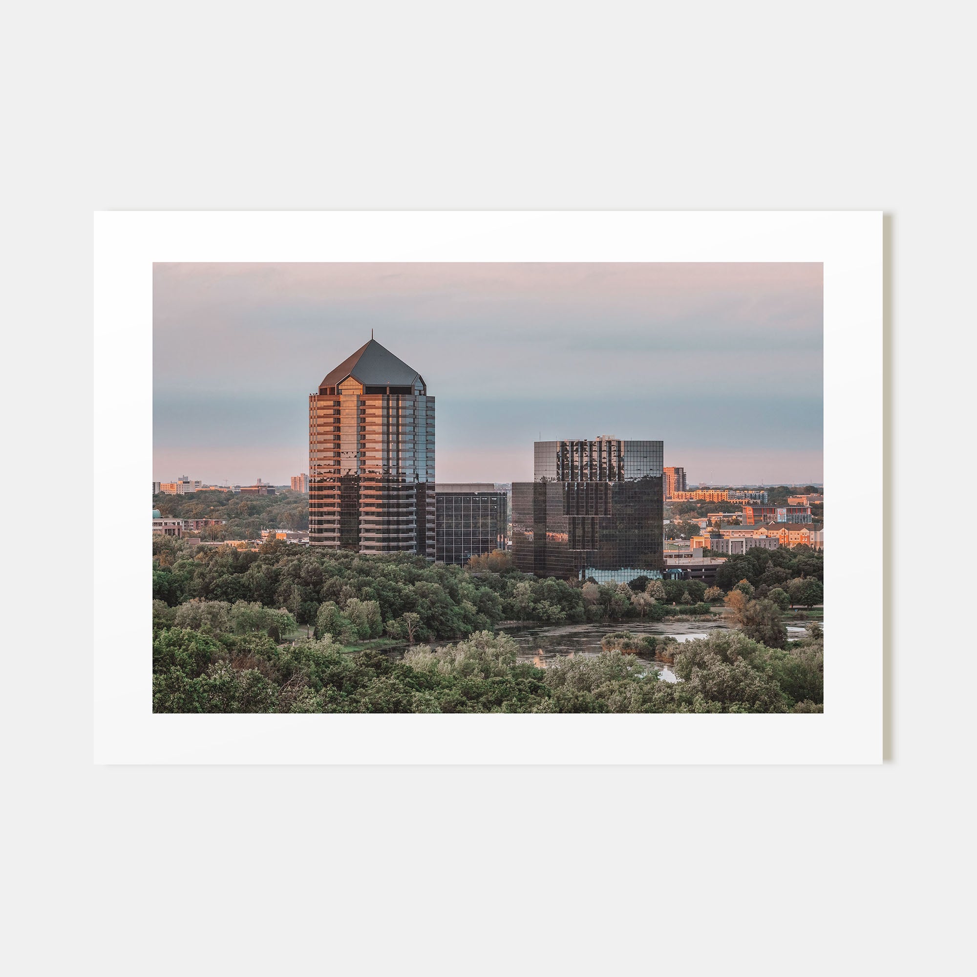 Bloomington Landscape Color Poster