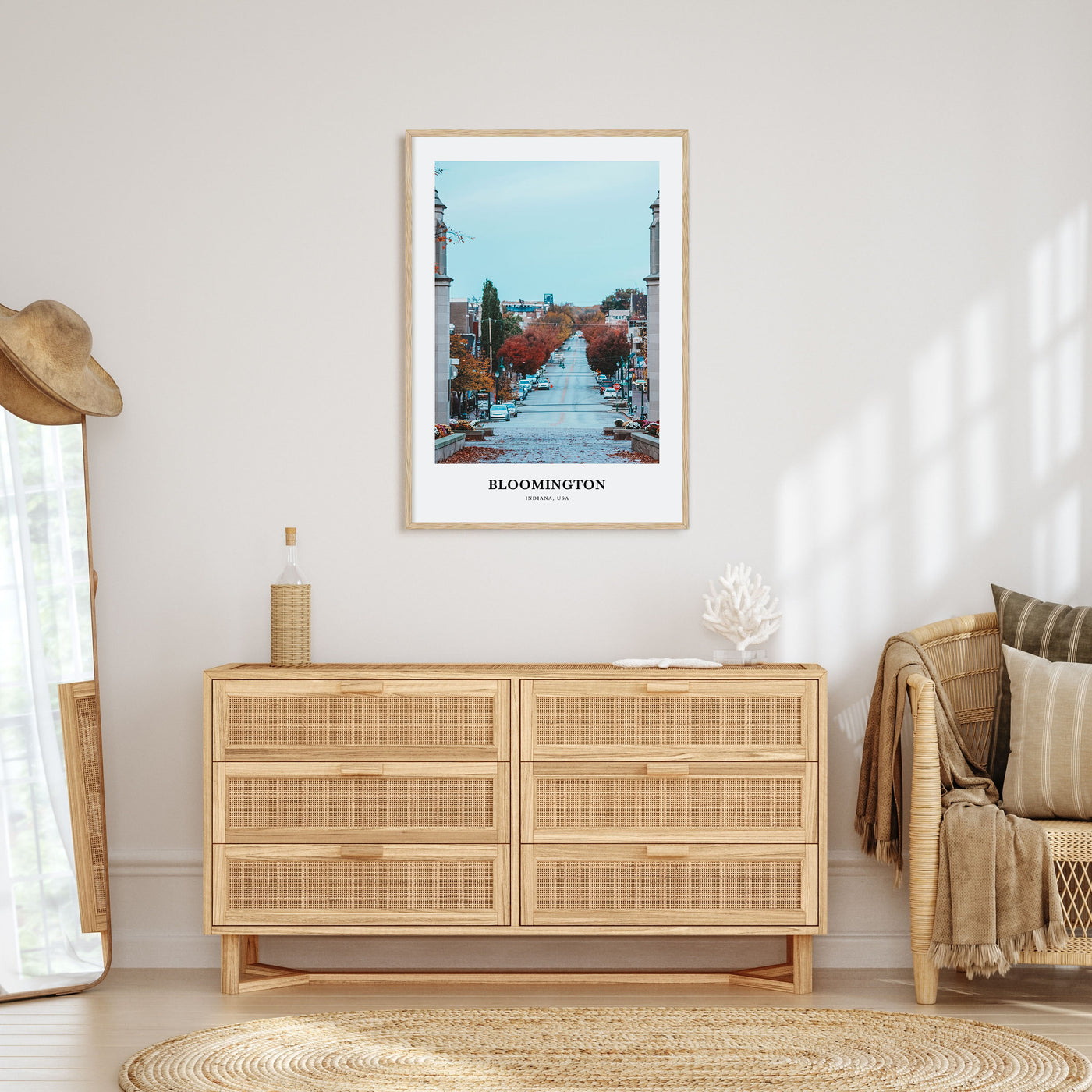 Bloomington Portrait Color Poster