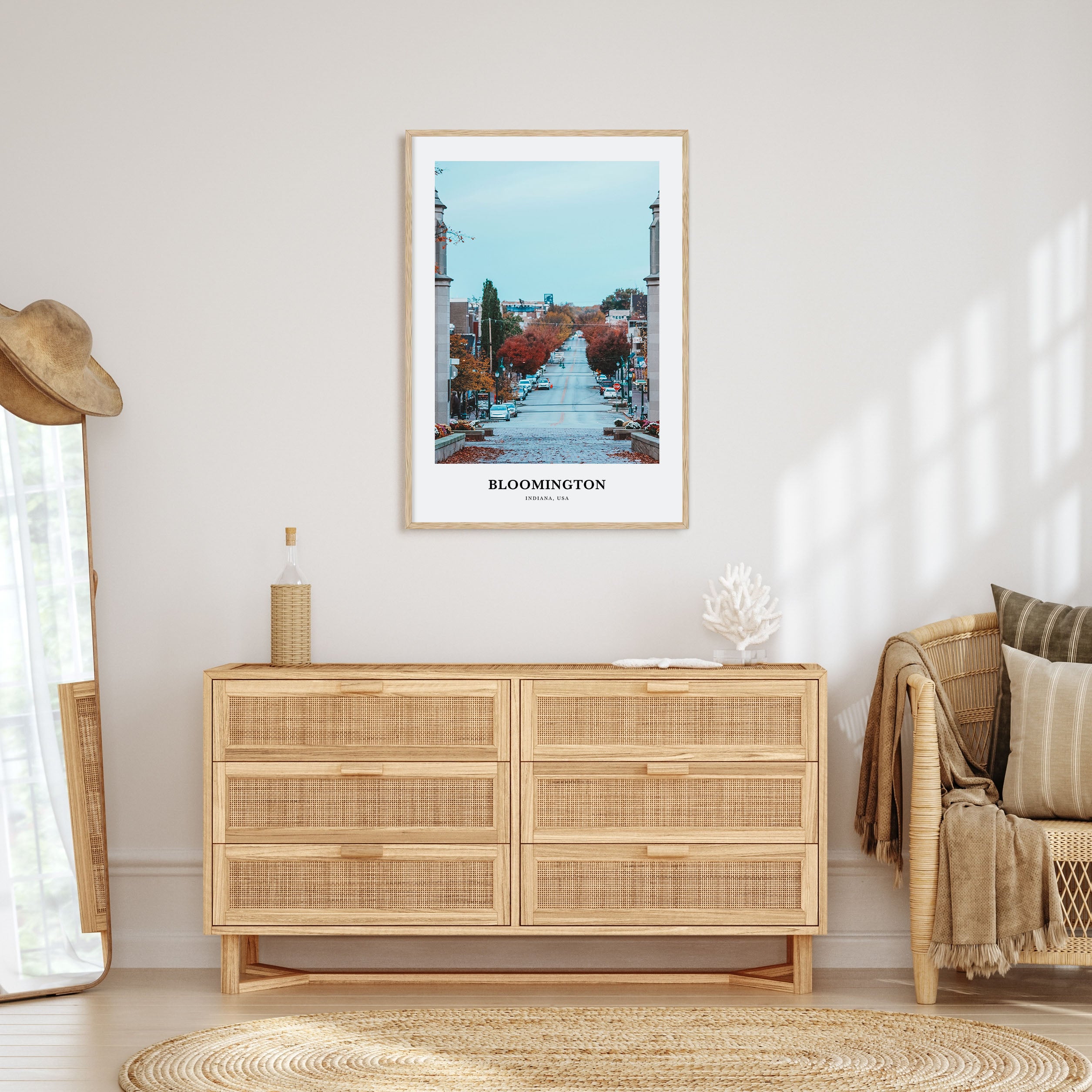 Bloomington Portrait Color Poster