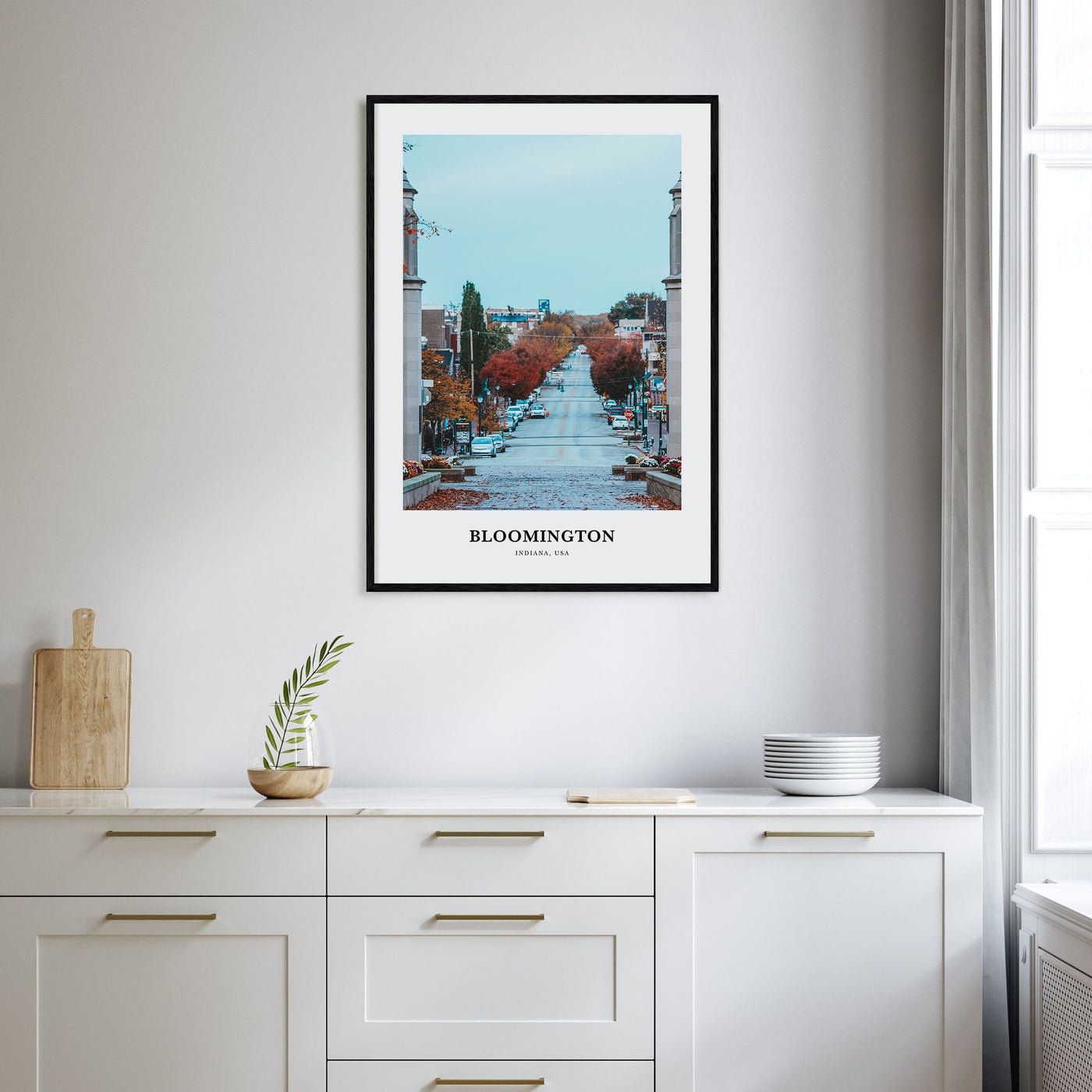Bloomington Portrait Color Poster