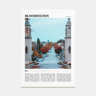 Bloomington Travel Color Poster