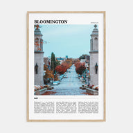 Bloomington Travel Color Poster