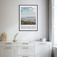 Blue Ridge Mountains Travel Color Poster