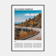 Blue Ridge Parkway Travel Color Poster
