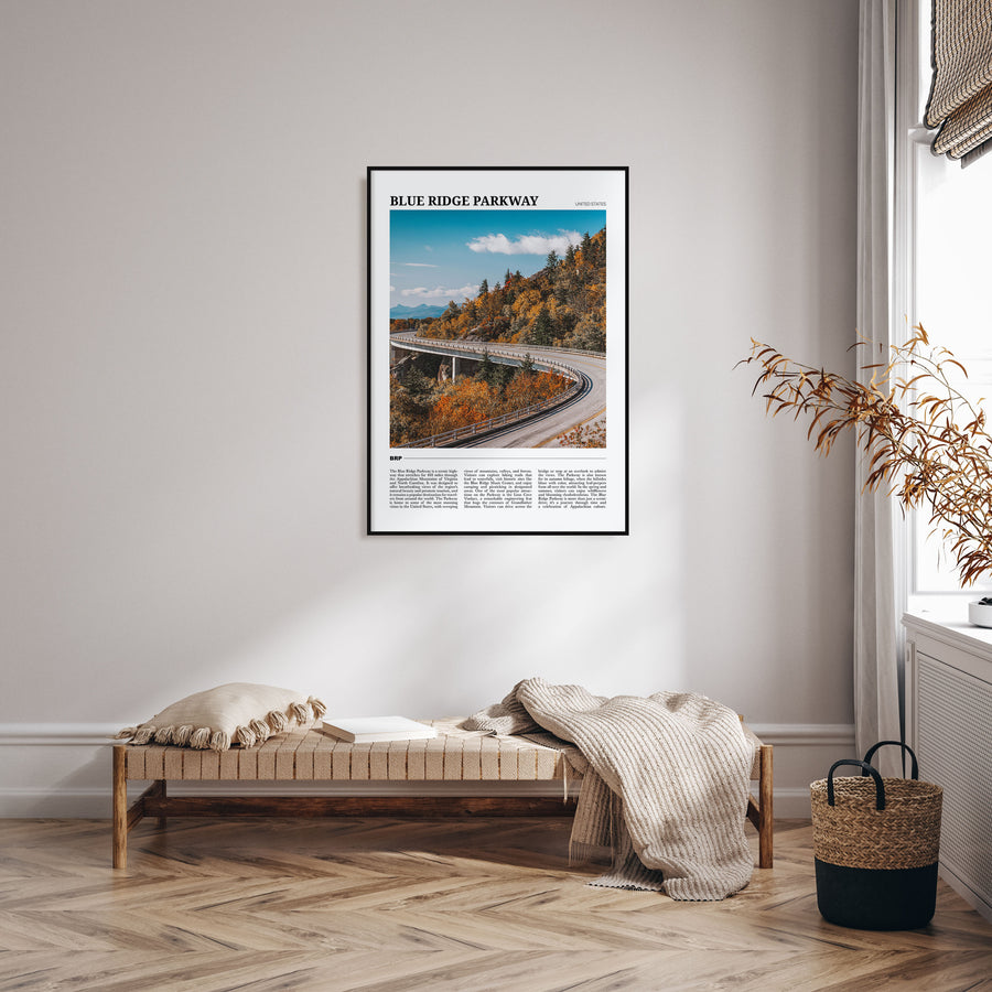 Blue Ridge Parkway Travel Color Poster