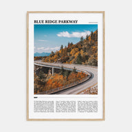 Blue Ridge Parkway Travel Color Poster