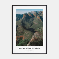 Blyde River Canyon Portrait Color Poster