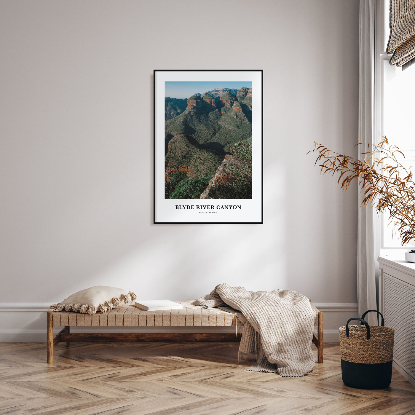 Blyde River Canyon Portrait Color Poster