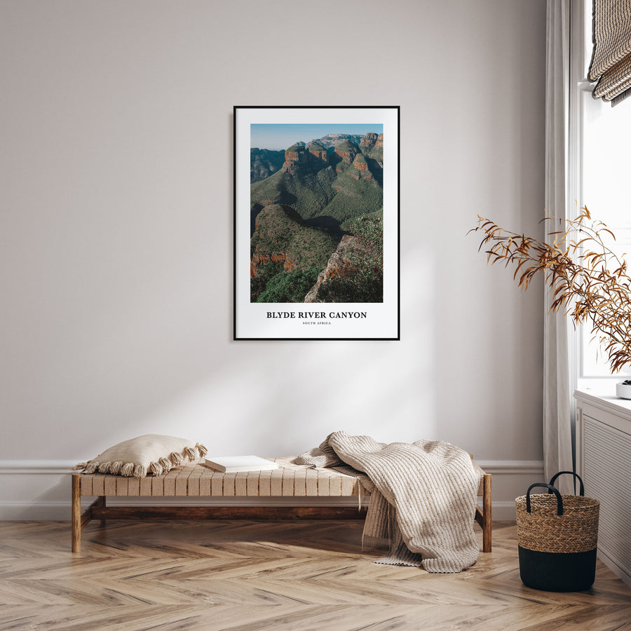 Blyde River Canyon Portrait Color Poster