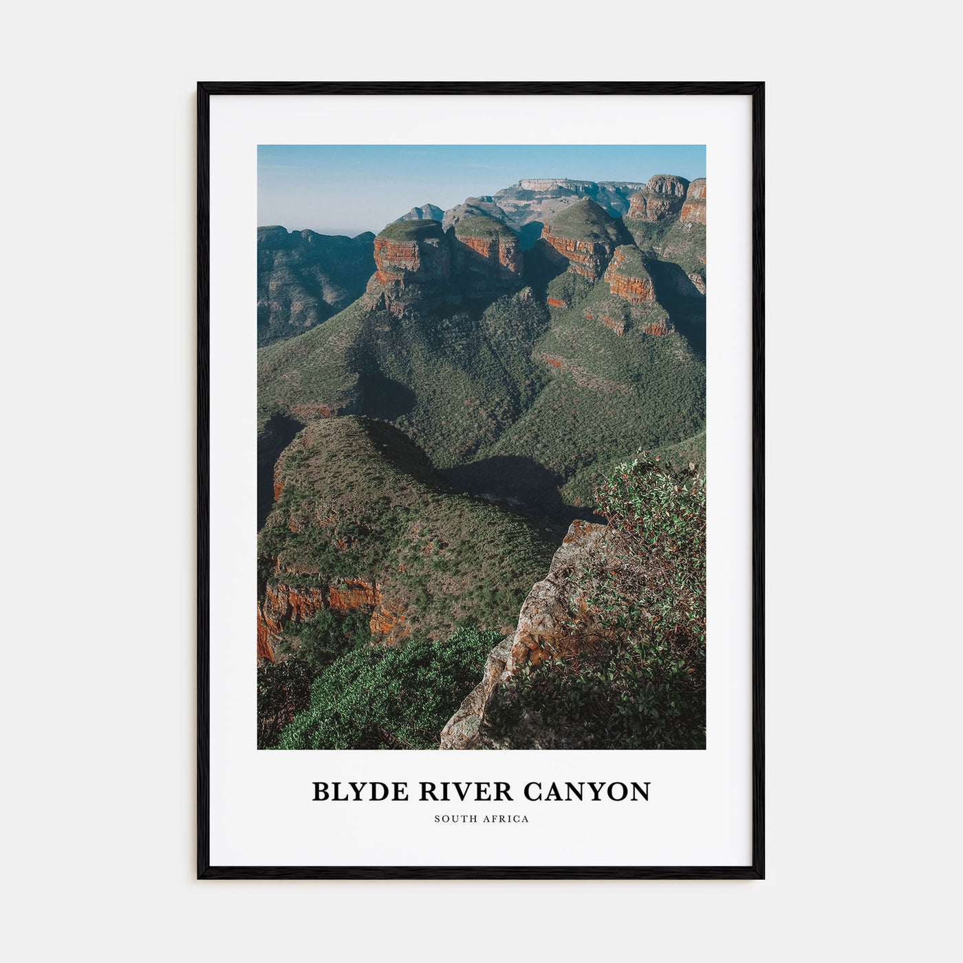 Blyde River Canyon Portrait Color Poster