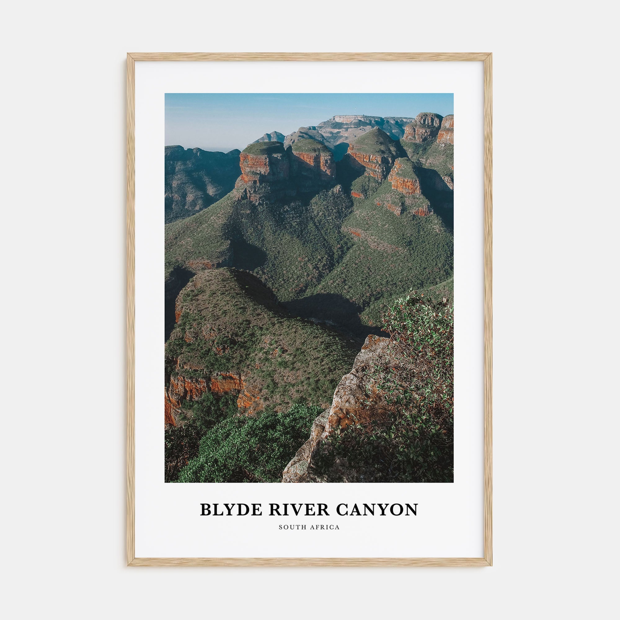 Blyde River Canyon Portrait Color Poster