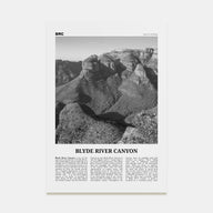 Blyde River Canyon Travel B&W Poster