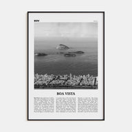 Boa Vista Travel B&W Poster