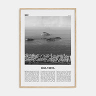 Boa Vista Travel B&W Poster