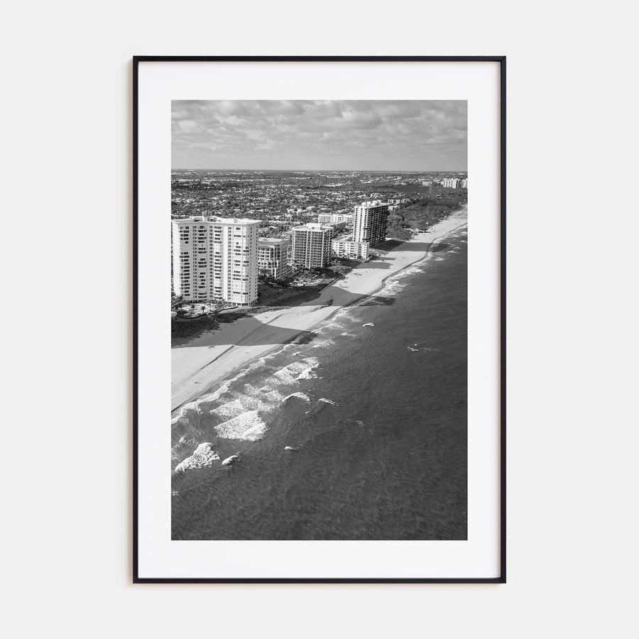 Boca Raton Photo B&W Poster
