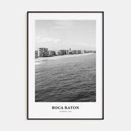 Boca Raton Portrait B&W No 2 Poster