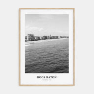 Boca Raton Portrait B&W No 2 Poster