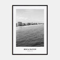 Boca Raton Portrait B&W No 2 Poster