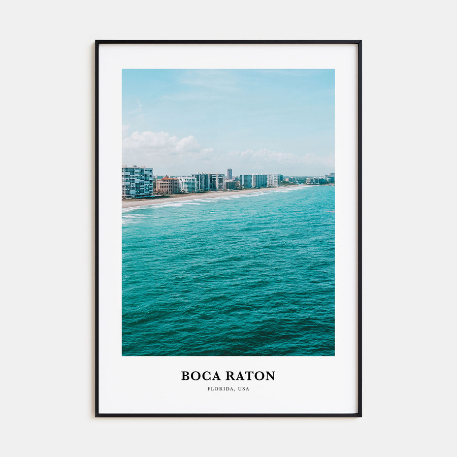 Boca Raton Portrait Color Poster