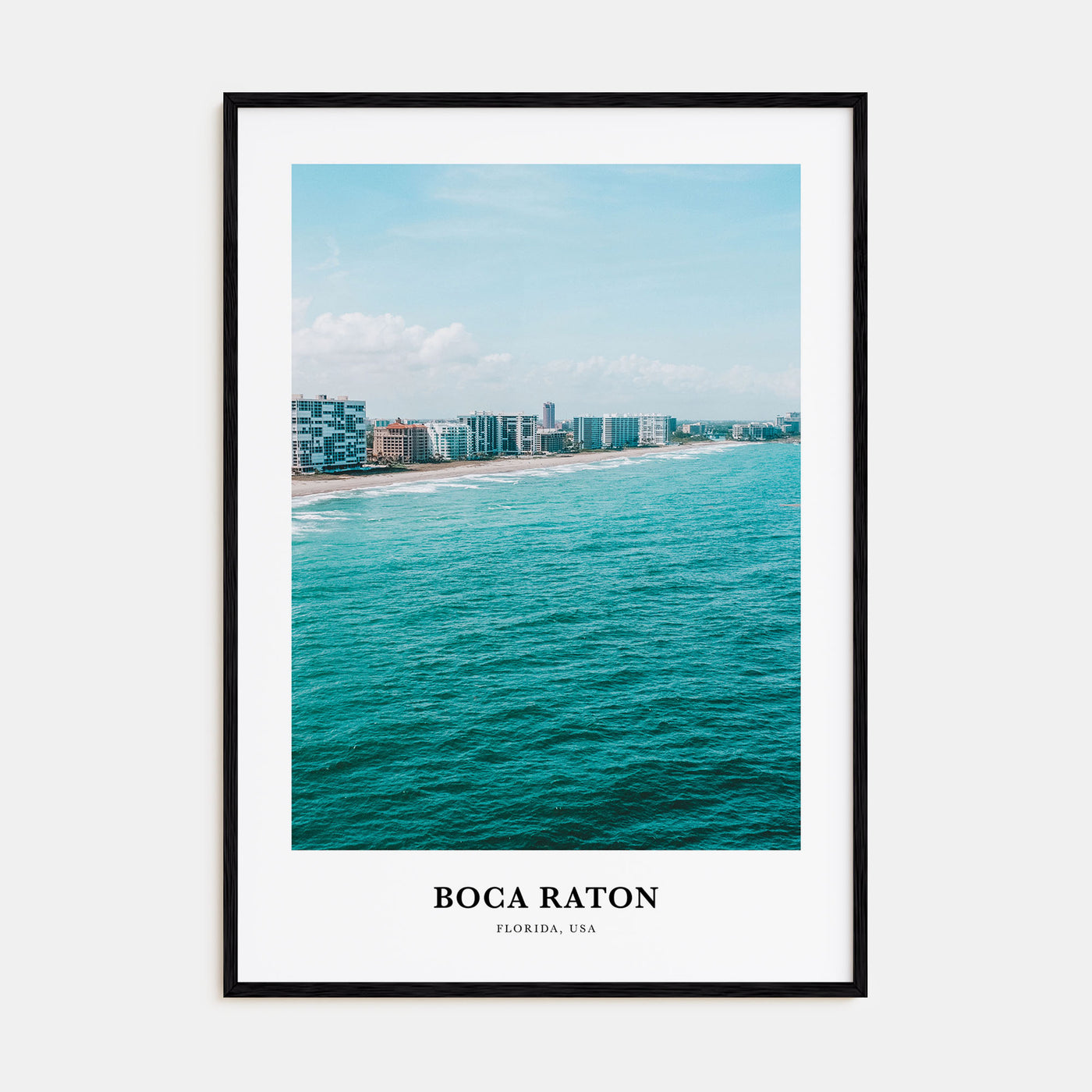 Boca Raton Portrait Color Poster
