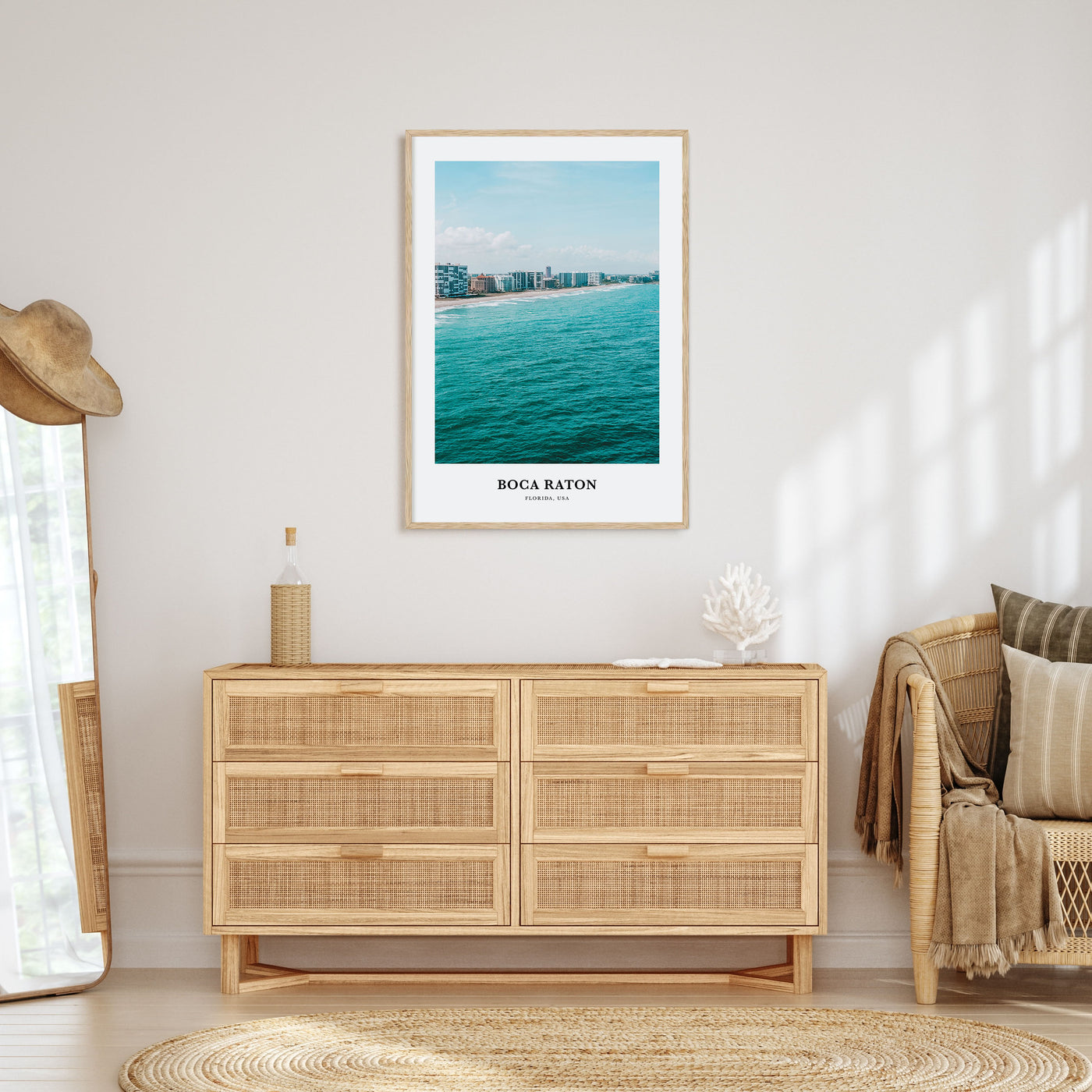 Boca Raton Portrait Color Poster