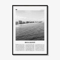 Boca Raton Print Black and White No 1, Boca Raton Wall Art, Boca Raton Poster, Boca Raton Photo, Boca Raton Décor, Florida, USA