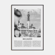Boca Raton Travel B&W No 2 Poster