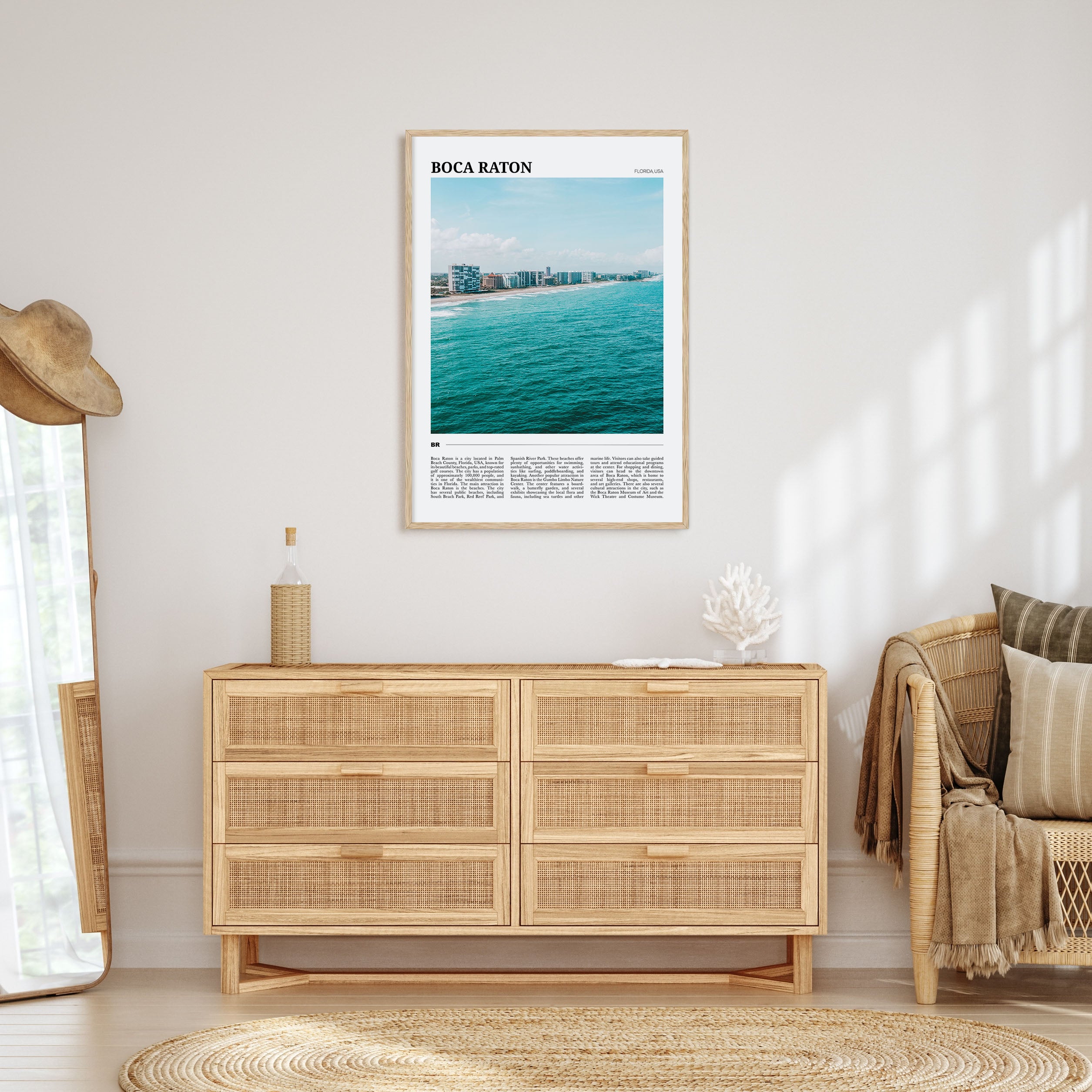 Boca Raton Travel Color Poster