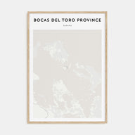 Bocas del Toro Map Portrait Poster