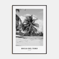Bocas del Toro Portrait B&W Poster