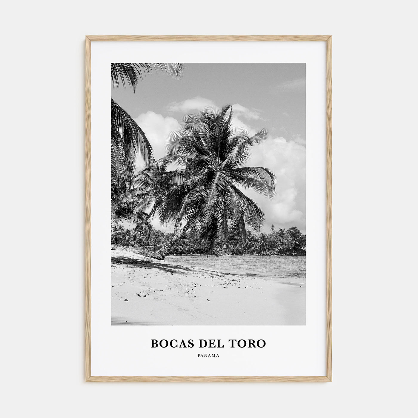 Bocas del Toro Portrait B&W Poster